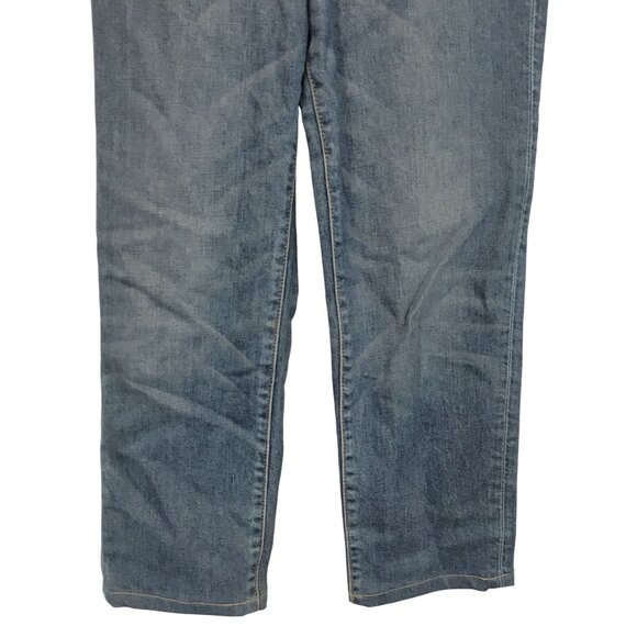 & DENIM Vintage Fit High Waist Straight Button-Fly Jeans Size 27 Medium Wash Den - Picture 7 of 10
